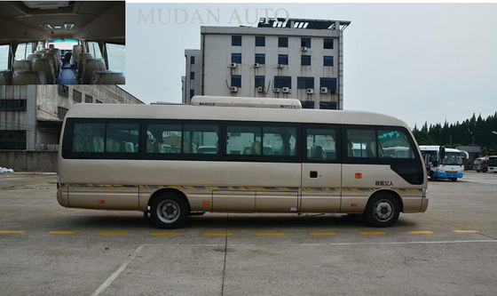 Chine Bus touristique d'or de ville de Mudan, du moteur diesel 25 de Seater de minibus corps intégral semi - fournisseur