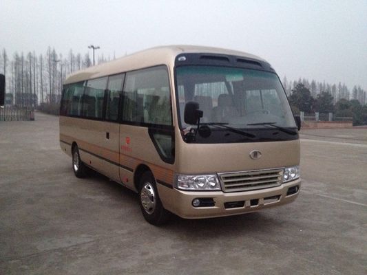 Chine L'entraîneur de luxe de voyage de passager de minibus de caboteur de Cummins Engine transporte la basse consommation de carburant fournisseur