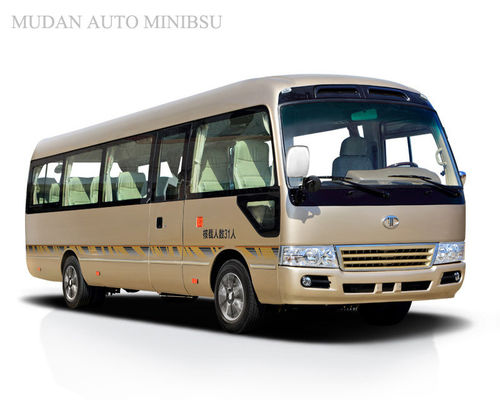 Chine Bus touristique de boîte de vitesse manuelle autobus de passager/moteur guidés 19 d'ISUZU fournisseur